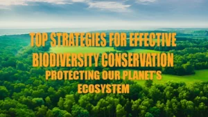 TOP STRATEGIES FOR EFFECTIVE BIODIVERSITY CONSERVATION