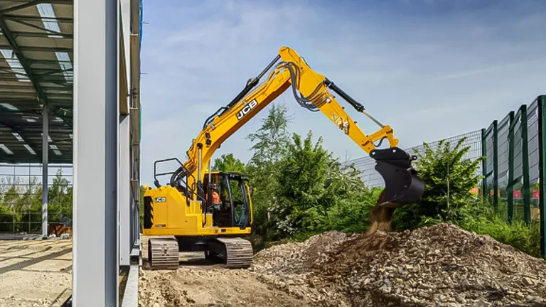 The New JCB 145XR Reduced Tailswing Excavator