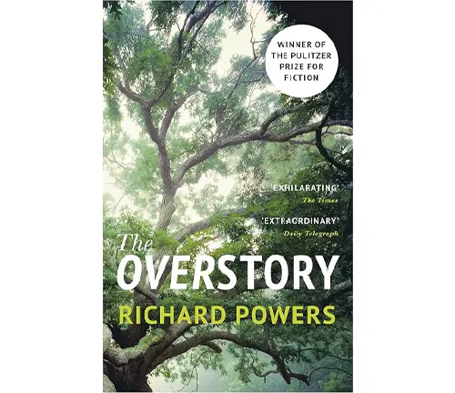 Cover of "The Overstory" by Richard Powers.