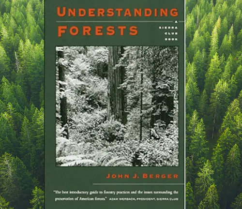 Cover of the book Understanding Forests by John J. Berger, with a background of dense green trees.