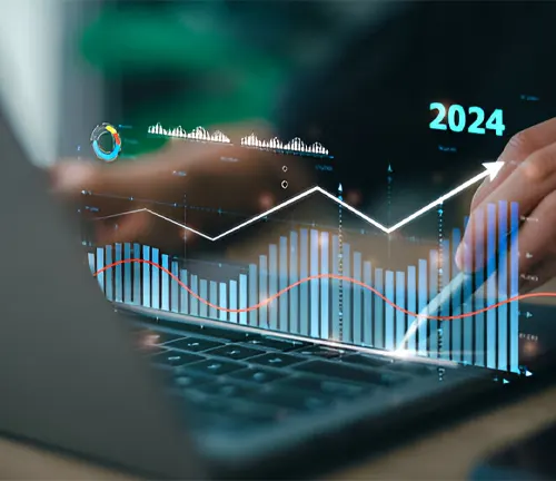 a graph showing the ups and downs shares on the stock market