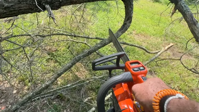 Cutting Husqvarna T542i XP Chainsaw