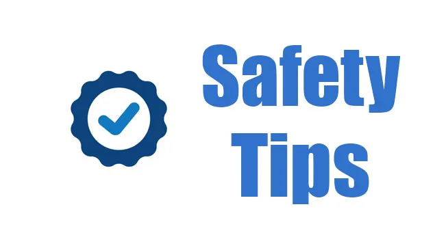 Safety tips icon