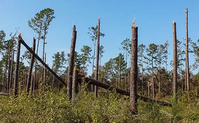 Forest Recovery After a Hurricane