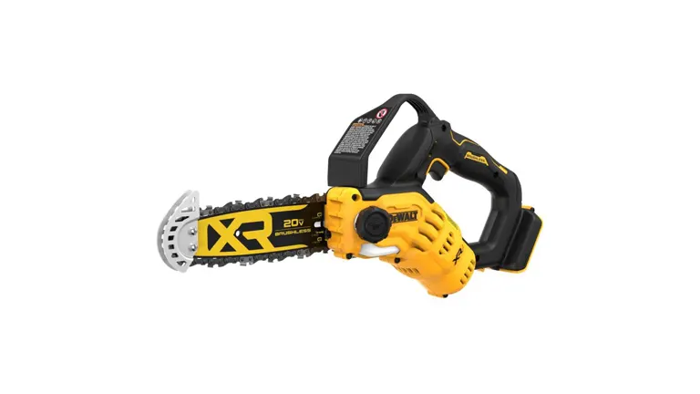 DEWALT 20V MAX 8-Inch Brushless Cordless Pruning Chainsaw (Tool Only).