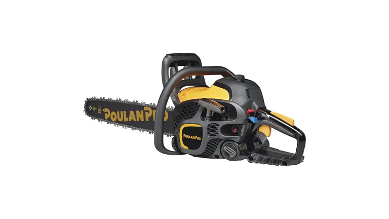 Poulan Pro 50cc PR5020 chainsaw with bar and chain.